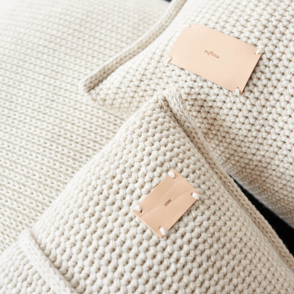 SLOWLY CUSHION COVER Beige